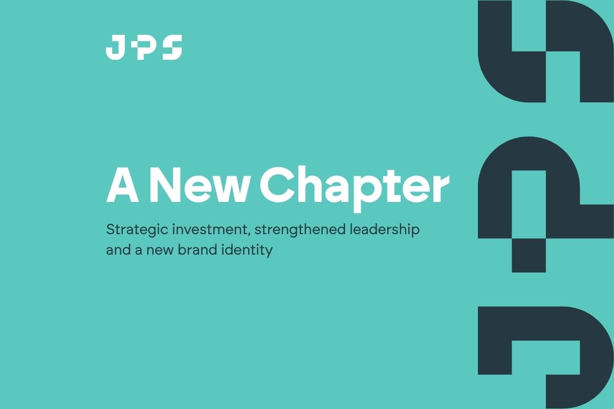 JPS investment and rebrand blog graphic